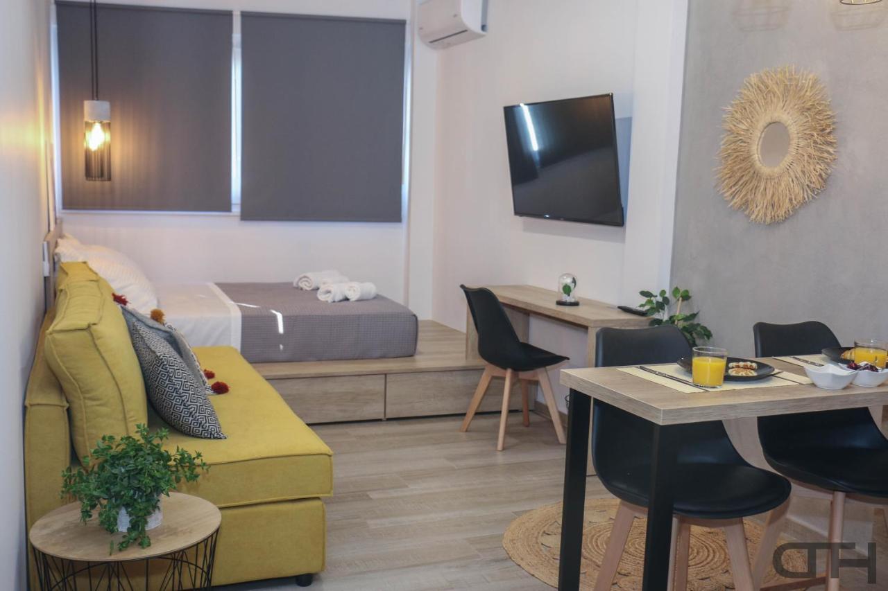 New Deluxe Studio 3 Downtown Thessaloniki - Fully Equiped Exterior foto